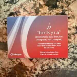 Belkyra Injectable Deoxycholic acid Injection- Fat dissolving injection premixed 4 ready to use vials 