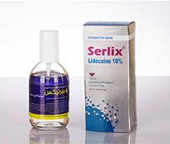 Serlix  Lidocaine 10% topical spray